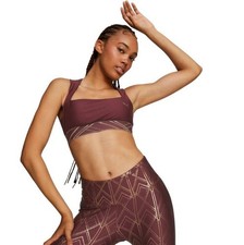 Puma Mid Impact Deco Glam Womens Bra 52225342  HOT DEAL