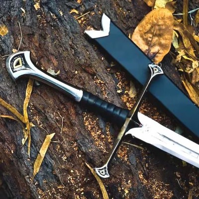 King Aragorn's Sword Lord of the Rings Swords, Anduril Narsil Sword, W/Scabbard