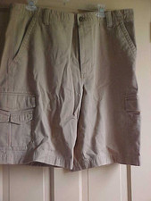 Cargo Shorts Mens' Waist 36 Tan Canyon River Blues EUC