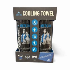 NIB Sealed Arctic Cool 2-pack Instant Cooling Towels, Keep Cool!!  FREE SHIP!!