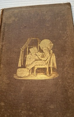 A Dictionary Of The Holy Bible 1859 Antique Book With Hair And Dried Flower