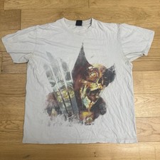VINTAGE Wolverine Marvel Zombies Hulk shirt Mens L Mad Engine Gray Shirt Rare