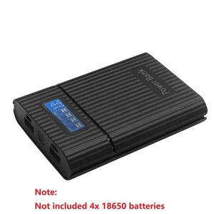 4x18650 DIY Power Bank Case Digital Display 18650 Battery Charger Storage Box