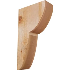 Ekena Millwork COR04X10X18CRE00RWR 4"W x10"Dx18"H Crestline Rough Sawn Corbel---