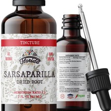 Sarsaparilla Tincture, Organic Sarsaparilla Extract Smilax Medica Dried Root,...