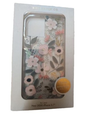 Rifle Paper Co. Handyhülle iPhone 12 Pro Max Blumen Floral Clear Case