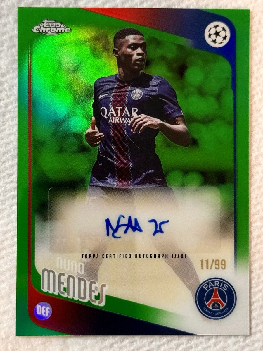 Topps Soccer Sports Paris Saint-Germain Trading Cards Autographed