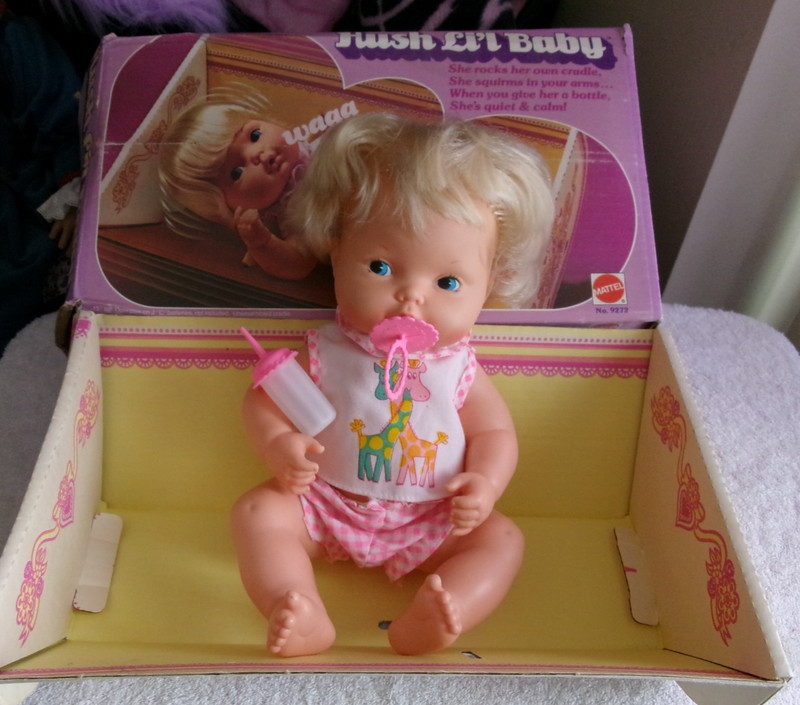 Vintage 1975 Mattel Hush Lil Baby Doll