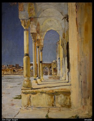 john-singer-sargent--jerusalem--jpb_16632799557_o(1) A1-A4 Poster Kunst Gemälde M