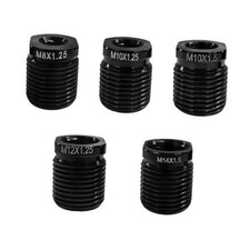 5PCS Gear Shift Knob Adapter Kit, Aluminum Shifter Handle Nut Inserts Fit