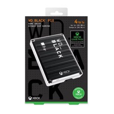 Western Digital BLACK P10 Game Drive for Xbox 4TB External USB 3.2