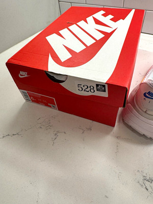 Nike Air Max System Teens Low Top Lace-Up Athletic Sneakers White Orange Gray