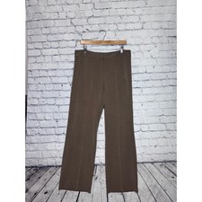 Investments Women's Brown Wide Leg Trousers Size 14L