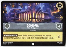 Zootopia Police Headquarters 203/204 Whispers in the Well Disney Lorcana