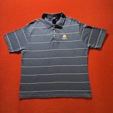 Vintage Single Stitch Polo Champion Auburn Tigers Quarter Button