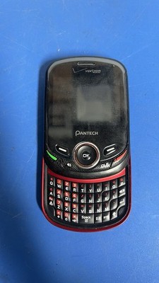 Pantech TXT8045VW Buddy Verizon Phone QWERTY Powers On Password Locked AS-IS