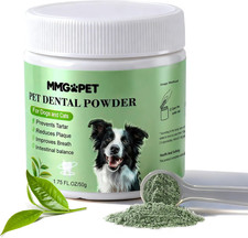 Dog Dental Powder for Plaque Control - Fresh Breath  Probiotics 1.76oz