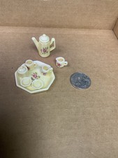 Dollhouse Miniatures Coffee Set