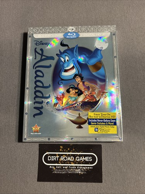 #ad #ad Aladdin Diamond Edition Blu Ray DVD 2 Disc Set NEW SEALED $4.99