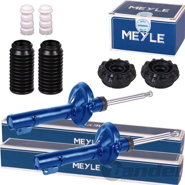 2X Meyle Gasdruck StoßDÄMpfer + Domlager +Protection Vorne FüR Fiat Panda II 169-image