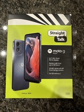 New  Sealed - Straight Talk Motorola Moto G Play 2024 , 64GB, Prepaid Blue