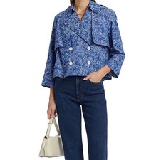 Derek Lam 10 Crosby Jacket Size S Indigo