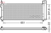 Denso Kondensator, Klimaanlage DCN50123 FüR Toyota