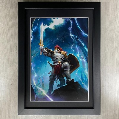 Oaths & Conquests Gerahmt Kunst Stormcast Eternals Warhammer Alter Of Sigmar Aos