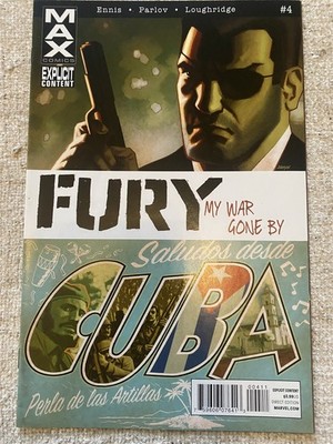 FURY #4 Garth Ennis Nick Fury Sgt. Marvel MAX Comics 2012 NM