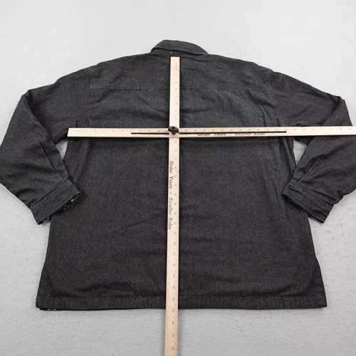 Vintage Marlboro Jacket Mens XL Denim Flannel Reversible Shacket Deadstock Y2K image 6