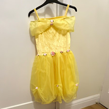 IDS Yellow Satin Princess Fancy Dress Costume Dress Size 10 MPN W1089-152