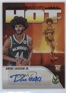 2023-24 Panini NBA Hoops Hot Signatures Rookies Andre Jackson Jr #HSR-AJ Auto RC