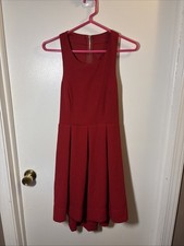 Lulus Dress Women’s Size Large Red Fit & Flare Side/Back Peek-A-Boo Cutouts