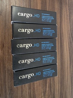 LOT OF 5 - Cargo_HD Picture Perfect Liquid Foundation 7W
