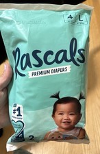 Pack of 3 Rascal Friends Premium Absorbent Diapers Size 2 / S 9-18 Lbs. Unisex