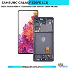Samsung Galaxy S20 FE OLED Screen with Frame Black – Touch Display Replacement