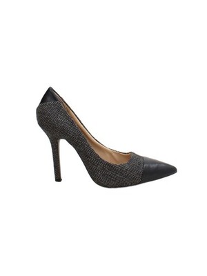 Bcbgeneration Damen Heels UK 6 Grau Geometrisches Muster Sonstige mit Kunstleder Court