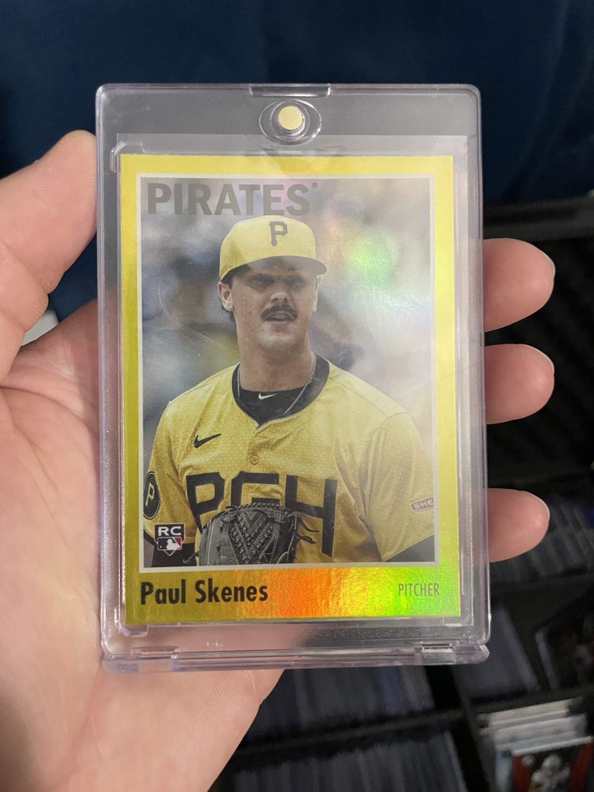 2024 Topps Archives - 1970 Topps Paul Skenes #200 Yellow Foilboard (RC)