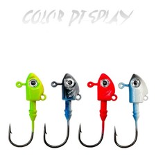 5pcs Fishing Lures Jig Heads Fishing Hooks Swimbait Fishing Baits 10g-40g