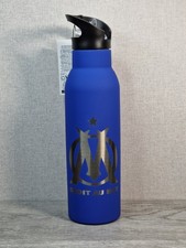 Gourde Isotherme OM Bleu Foncé 500ml – Gravée – Avec Paille – Neuve