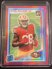 Mykel Williams 2025 Panini Donruss #319 Optic Rated Rookie Preview Pink