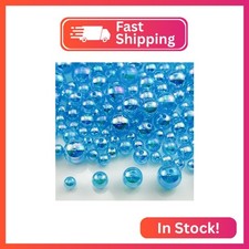 Xinhongo 200g Acrylic Round Beads 6mm 8mm 10mm 12mm AB Colors Craft Beads Round