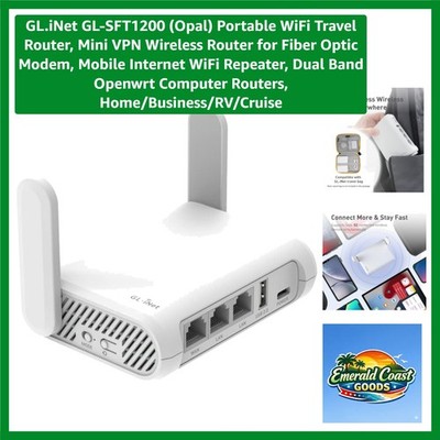 Mini Dual-Band WiFi Router with VPN   Perfect for Travel, Gaming & More