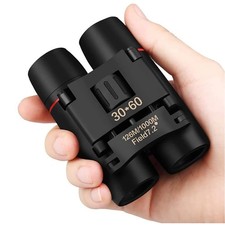 Compact 30x60 Binoculars for Adults and Kids,Foldable Lightweight Easy Focus ...