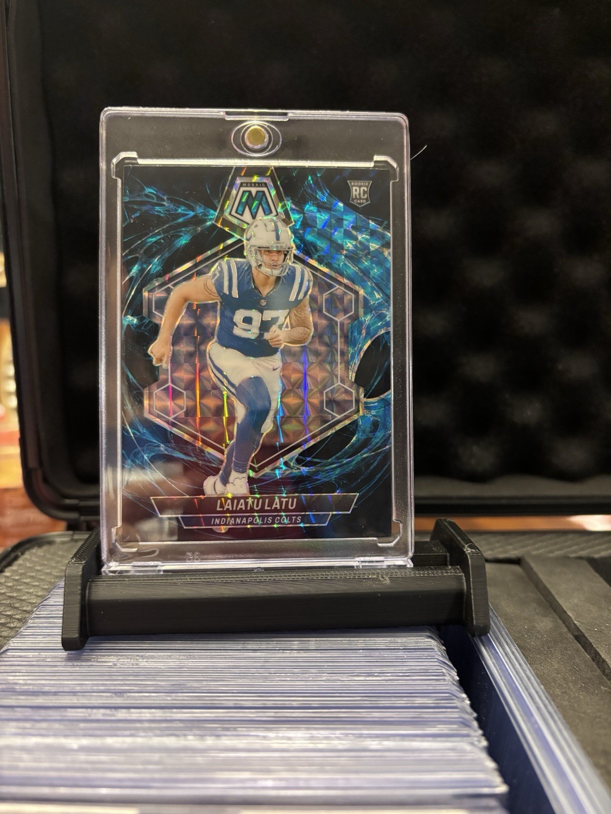 2024 Panini Mosaic - Rookies Laiatu Latu #315 Genesis Mosaic Prizm (RC)