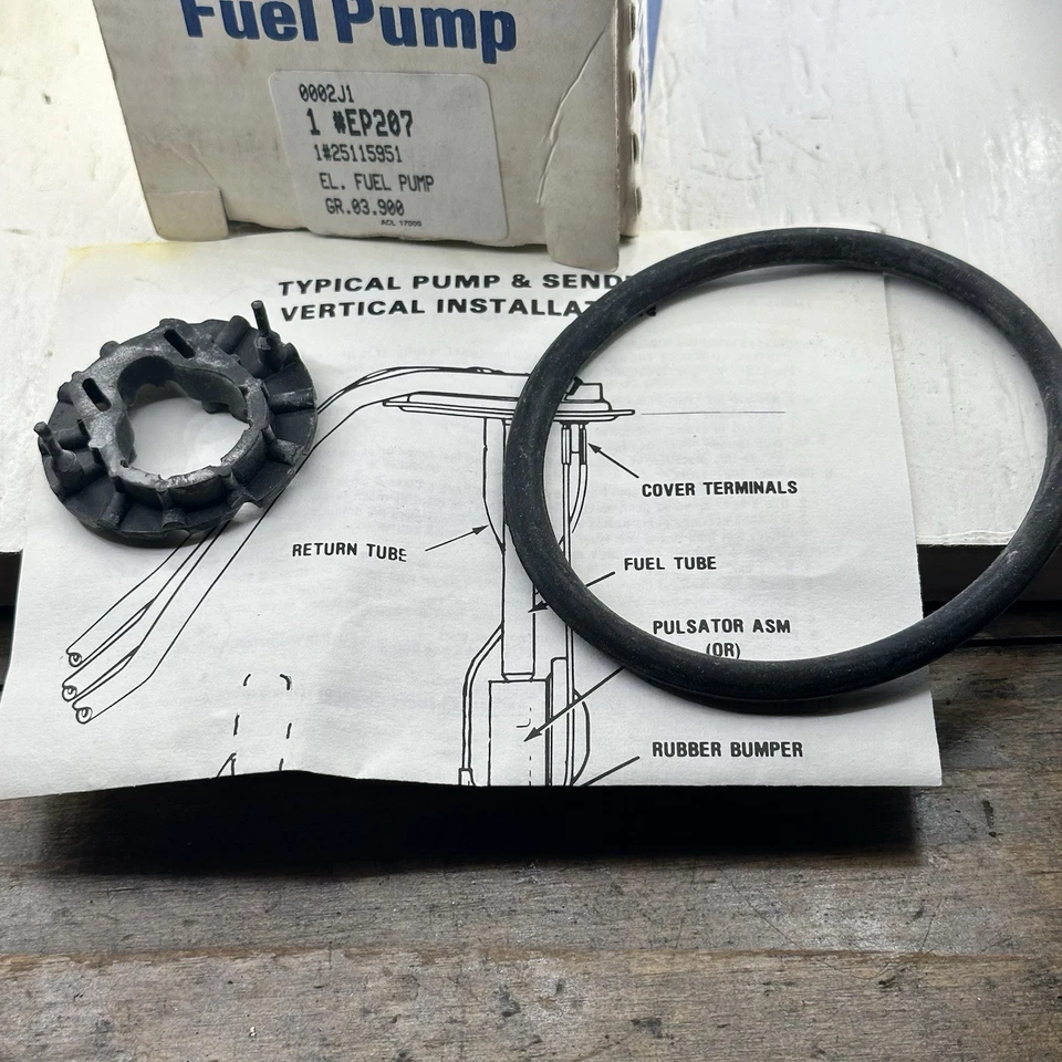 Nueva bomba de combustible eléctrica OEM GM 25115951 para Pontiac Buick Grand Am 85-91 Prix 86 Foto 4 de 4