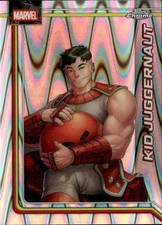2026 Topps Chrome Marvel Comics #64 Kid Juggernaut RayWave Refractor