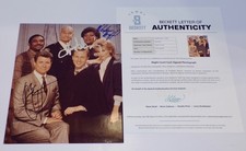 NIGHT COURT Harry Anderson John Larroquette Marsha Warfield SIGNED 8x10 BAS COA