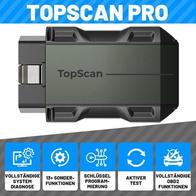 2026 TOPDON TopScan PRO OBD2 Diagnosegerät Vollsystem Bluetooth Bi-Directional