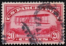 U.S. Used Stamp Scott #Q8 20c Parcel Post. XF - Superb. Large Margins. A Gem!